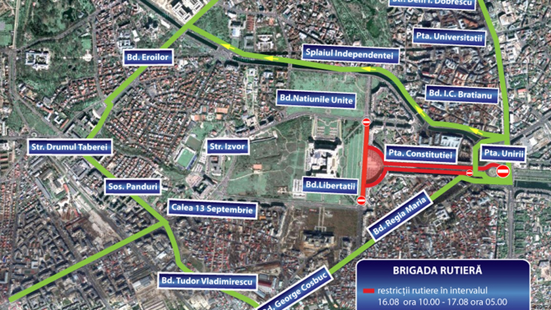 Lady Gaga blocheaza traficul in Capitala