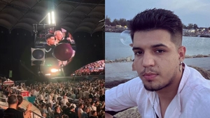 Reacția artistului Babasha, după ce a urcat pe scenă, a doua oară, la concertul Coldplay. În prima seară a fost huiduit: „Este la voia lui Dumnezeu”