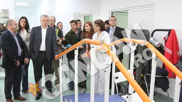 Oprescu a verificat investitiile facute la Spitalul Sfantul Luca, unde s-au construit sali ultramoderne de recuperare fizica