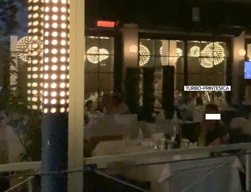 Termopane și Turbo-prințesica, cină romantică, la un restaurant din Herăstrău