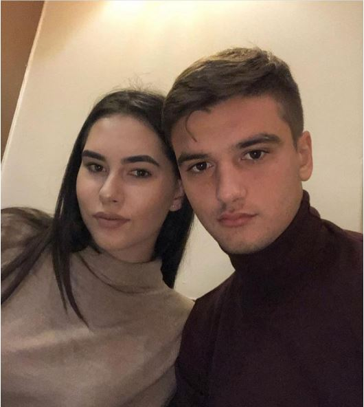 Flavia, alături de iubitul ei, Dragoș Nedelcu, fotbalistul FCSB-ului
