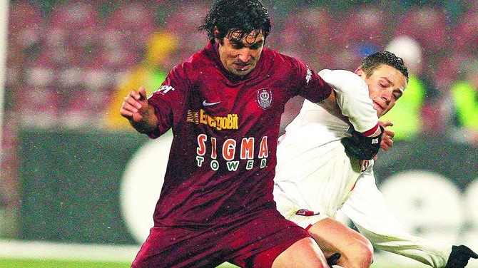 S-a bucurat mai mult decat la reusitele cu AS Roma