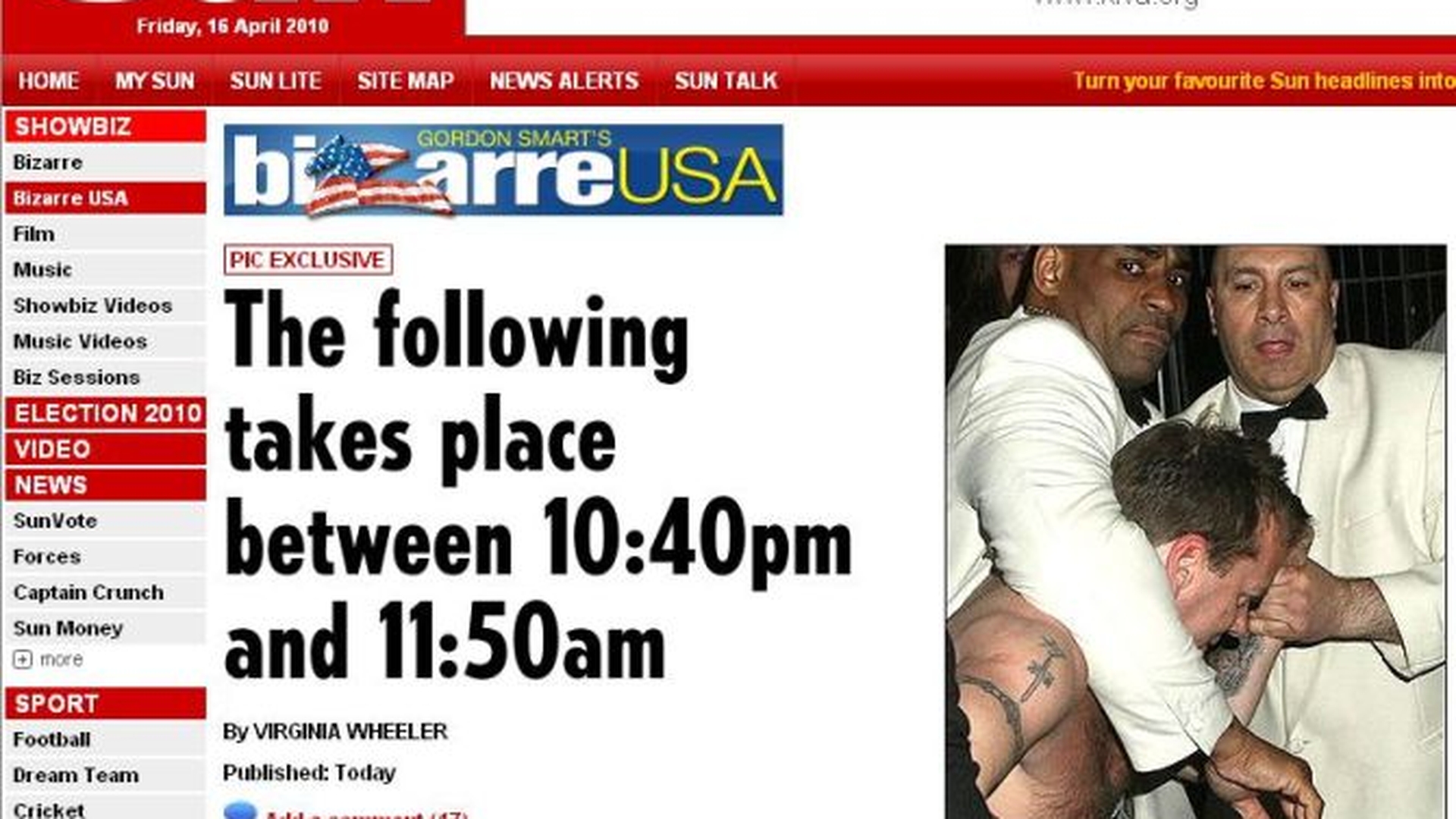 Kiefer Sutherland a fost luat pe sus de bodyguarzi si dat afara dintr-un club de striptease londonez!