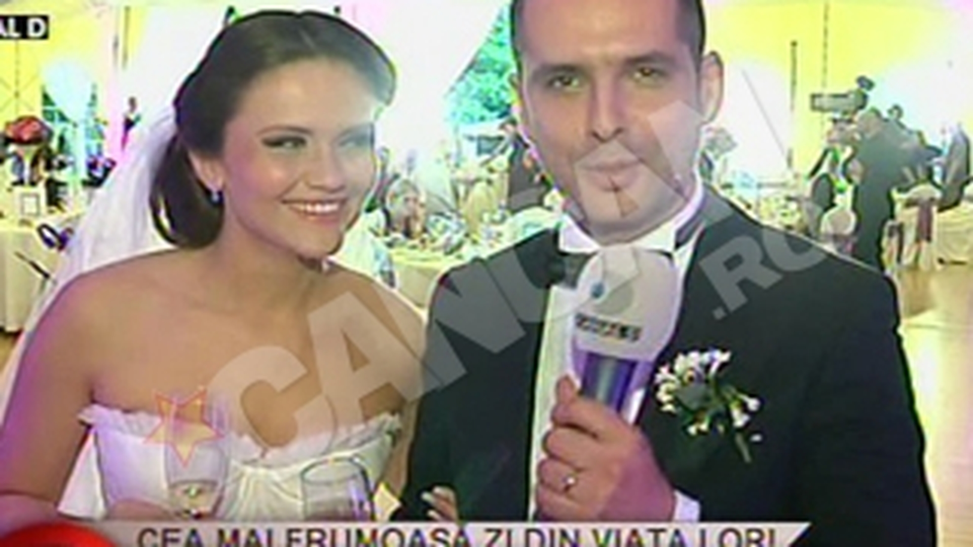 VIDEO Madalin Ionescu si-a facut  nunta emisiune! "Pe Cristina o iubesc de mor"! VEZI AICI toti invitatii