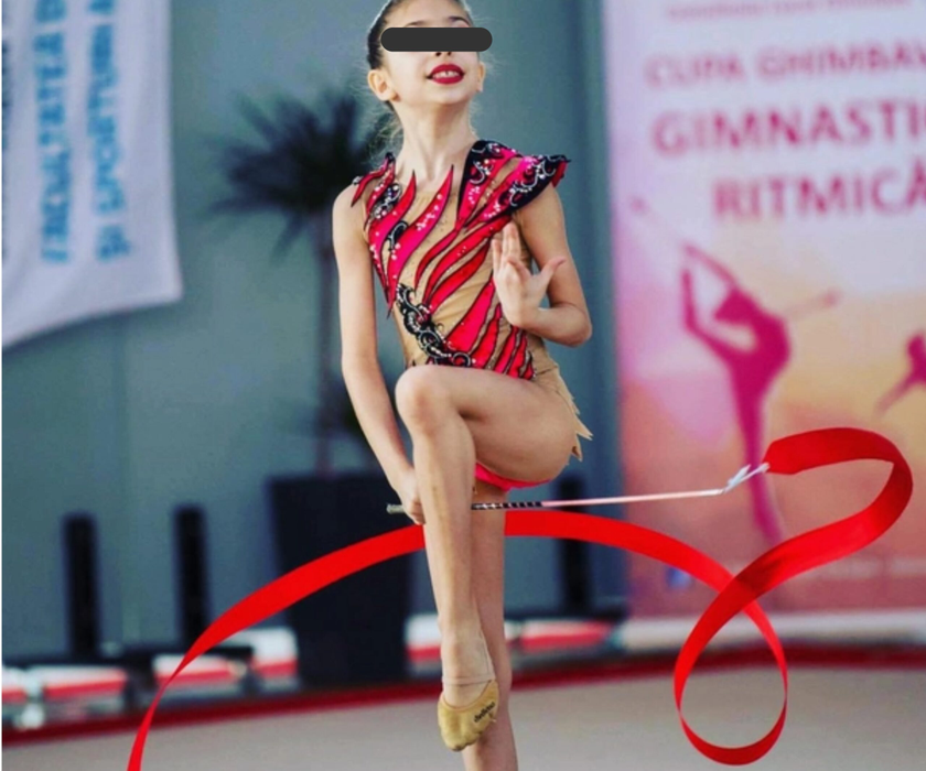Fiica lui Costel Corduneanu face performanță în gimnastică, de la 9 ani. Elisa calcă pe urmele tatălui ei