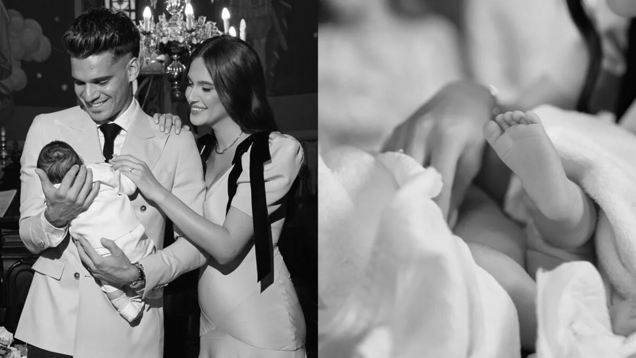 Ce semnificație aparte are numele ales de Elena și Ianis Hagi pentru băiețelul lor. Micuțul a fost creștinat recent!