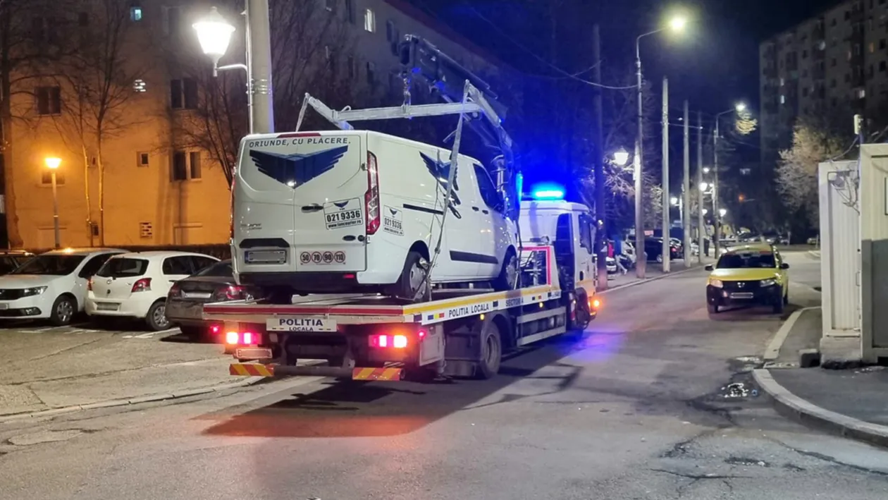 De-a râsu'-plânsu'! O mașină Fan Courier, parcată neregulamentar, a fost ridicată de Poliție cu tot cu colete. Val de reacții pe internet: ”Nu știam de ce nu mi-a ajuns frigiderul”