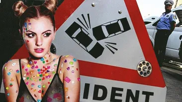 BREAKING NEWS Alexandra Stan, dosar penal  după ce a provocat un accident cu răniți  în centrul Bucureștiului