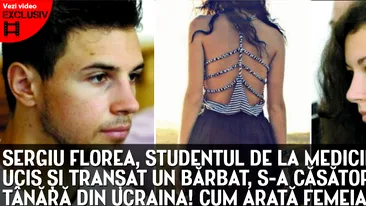 Sergiu Florea, studentul la Medicina care a ucis si transat un barbat, s-a casatorit in inchisoare. Cine este sotia lui