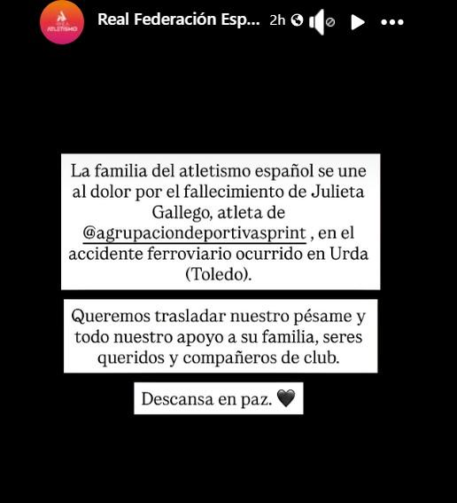 Atleta Juliette Gallego a murit în accidentul feroviar din Spania. Avea doar 24 de ani