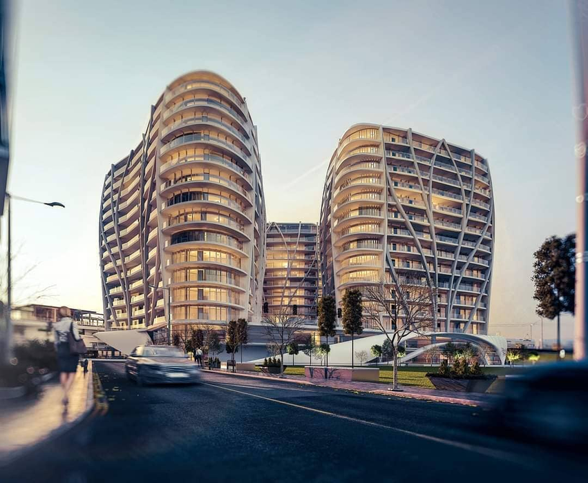 Proiectul de apartamente așa zis exclusiviste este undeva în stadiul de construcție / (Sursa: Instagram)