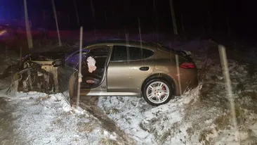 Urmărire ca-n filme pe străzile din Dâmbovița! Cursa nebună s-a încheiat cu un accident