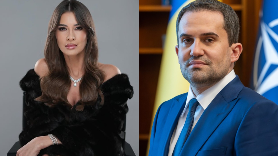 Cristina Dorobanțu și deputatul Ciprian Șerban