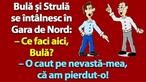 BANC | Bulă și Strulă se întâlnesc în Gara de Nord
