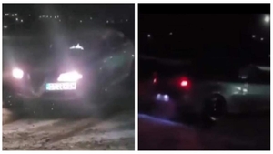 La un pas de tragedie! Un constănțean a încercat să-și cucerească iubita arătându-i că poate face drifturi, pe zăpadă