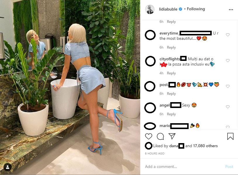 Lidia Buble a încins Instagram-ul după ce a ridicat picioarele în timp ce purta o fustă mini! Are sau nu lenjerie intimă?!