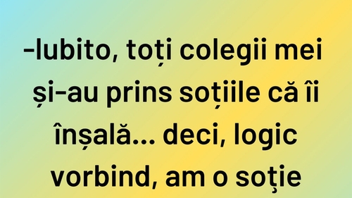BANCUL ZILEI | Infidelitate feminină