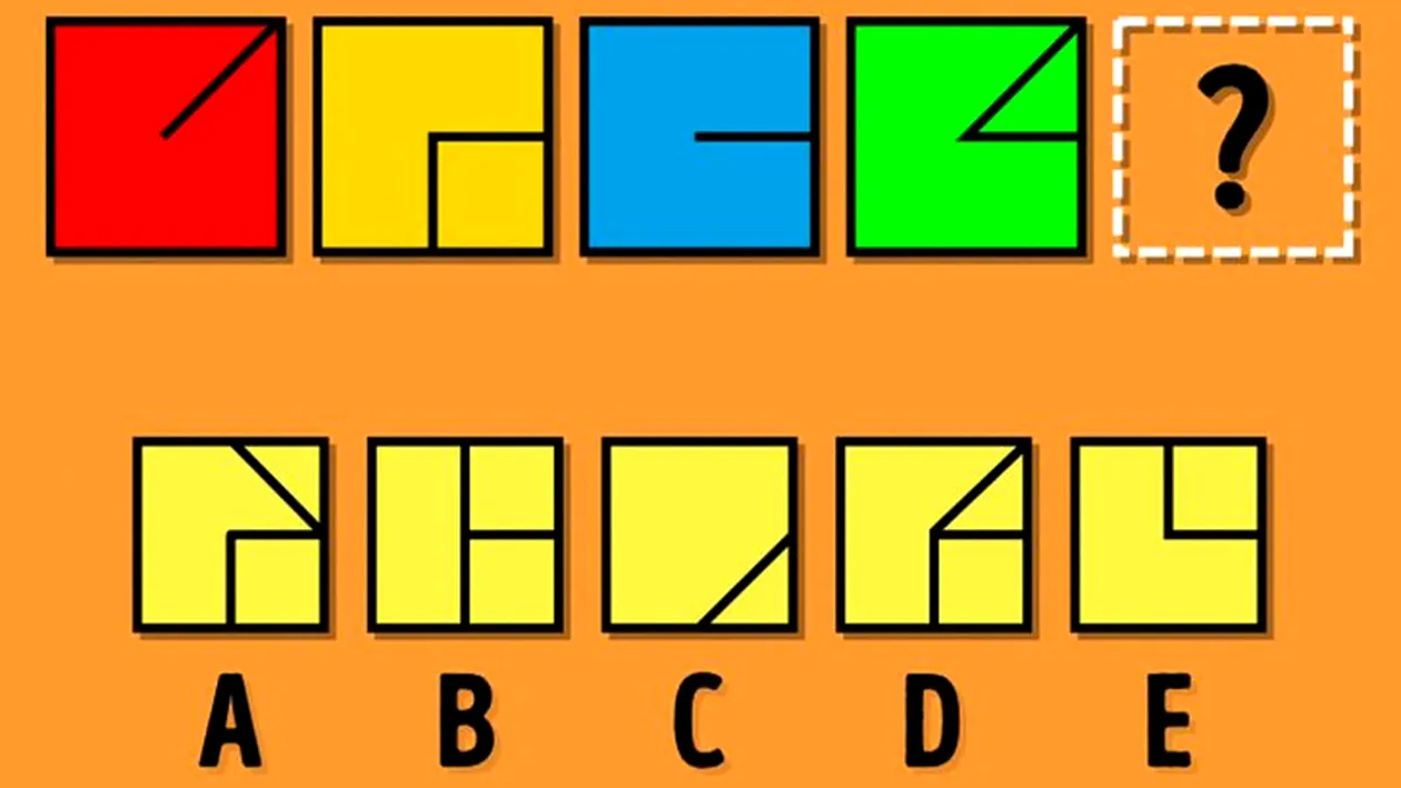 IQ TEST | Ce pătrat completează seria din imagine?