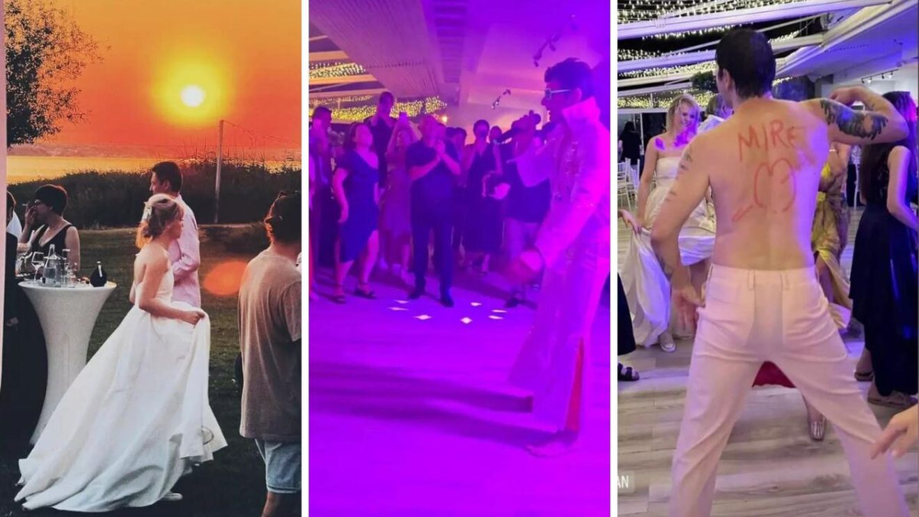 Nuntă secretă în showbizul românesc! Mirele s-a deghizat în Elvis Presley și a făcut show la malul mării