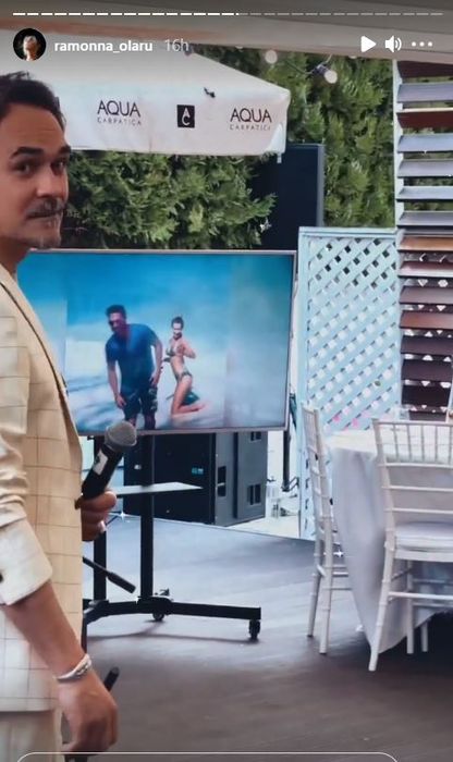 Dani Oțil, atingeri intime cu soția lui în fața tuturor invitaților! Gabriela Prisăcariu a continuat să îl sărute pasional | FOTO & VIDEO