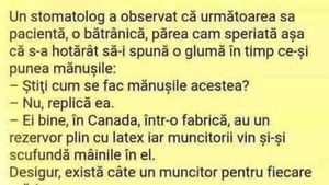 BANC | Dentistul și pacienta pensionară