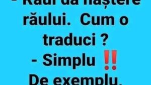 BANCUL ZILEI | Răul dă naștere răului