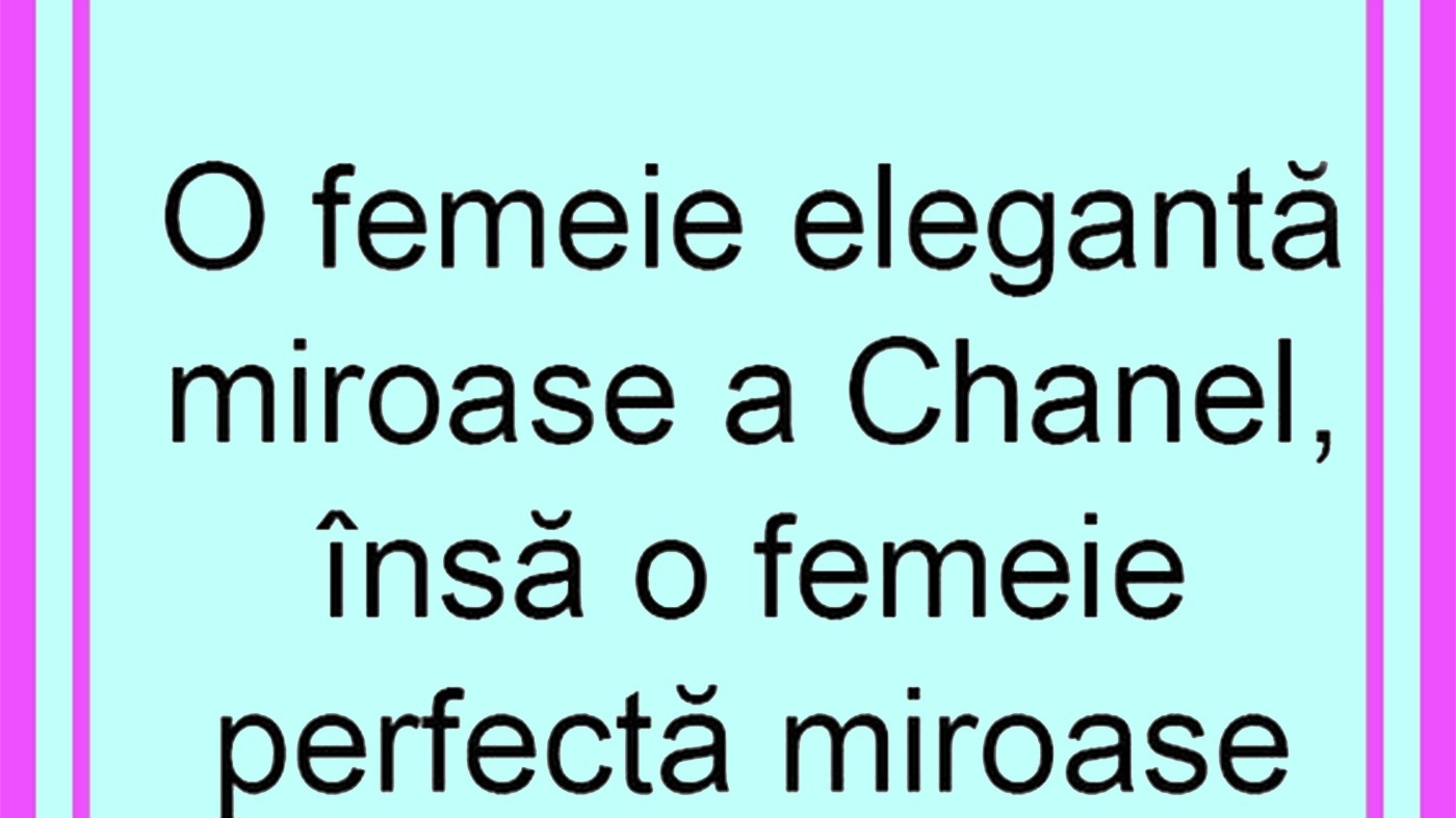 BANCUL ZILEI | Cum miroase femeia perfectă, de fapt