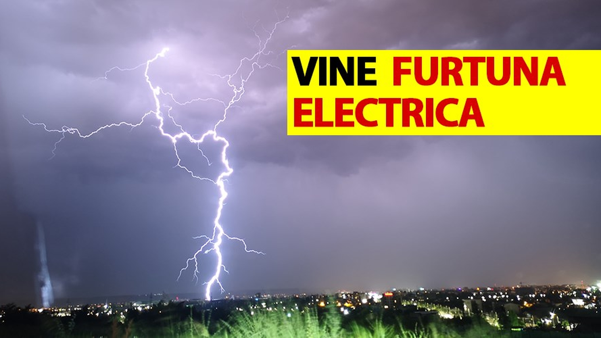 ANM anunță 11 ore extreme! Vine furtuna electrică în România