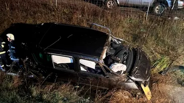 Doi tineri au murit pe loc, într-un grav accident pe A1! Ce s-a întâmplat cu maşina lor