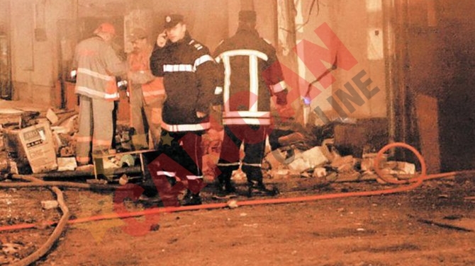 Casa devastata de o explozie la Timisoara
