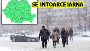 ANM a schimbat prognoza. Se întoarce iarna în România de pe 15 martie