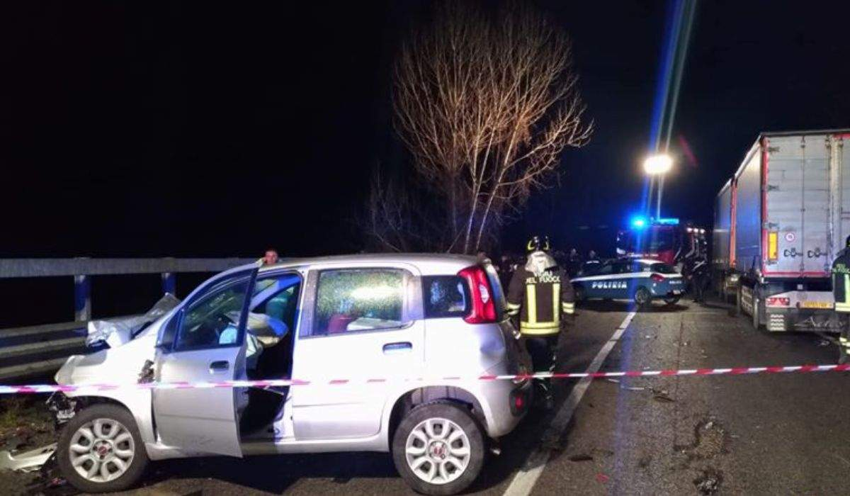 Imagini terifiante de la accidentul cu patru români morți în Italia