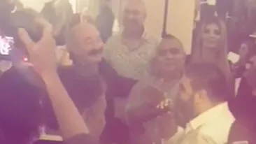 Nuţu Cămătaru a făcut show la botezul fiului său. Cum s-a distrat pe melodiile lui Florin Salam
