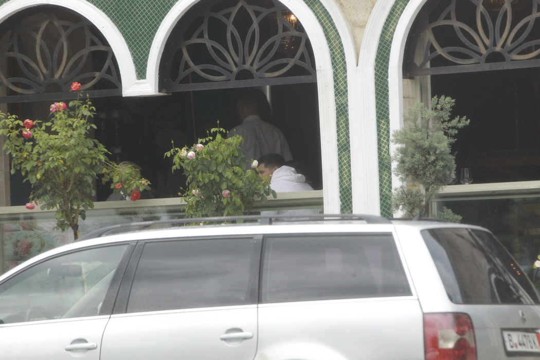 Alex Bodi și Mihai Costea, poreclit Nilă, au luat un prânz intim la restaurantul Mandaloun