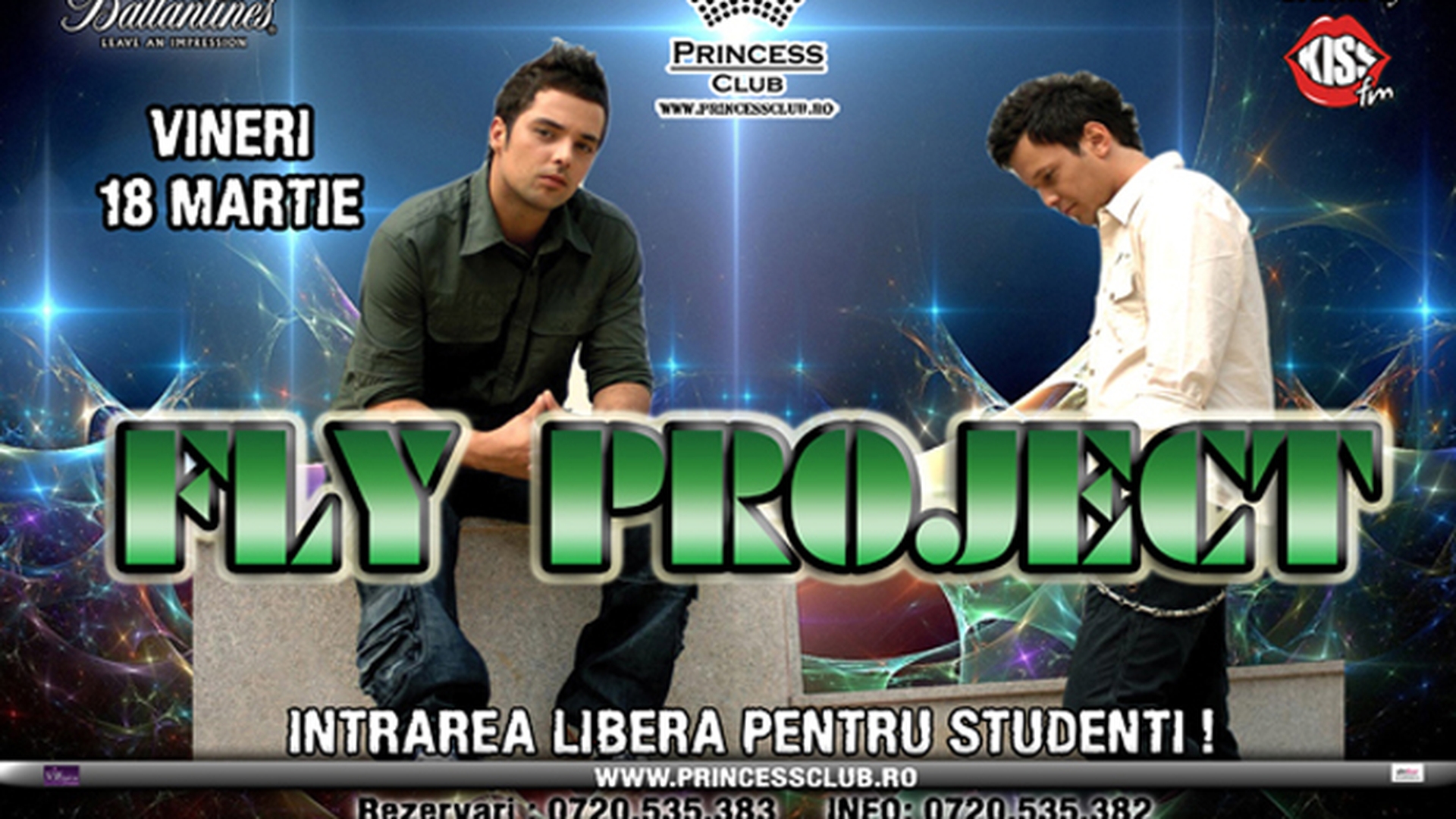 Fly Project canta live, in premiera, cel mai nou hit al sau, in club Princess!