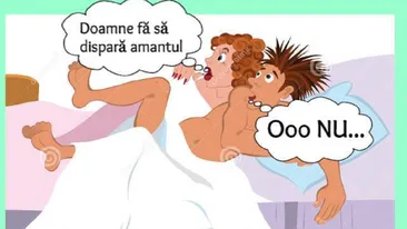 BANC | Sună soneria. Soția disperată se roagă: „Doamne, fă să dispară amantul”