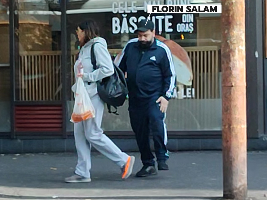 Florin Salam și Roxana Dobre, la cumpărături (SURSA FOTO: CANCAN.RO)