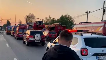 Explozie în Ilfov, în această dimineață! O persoană a murit, iar alta a ajuns la spital, după ce un autoturism a sărit în aer