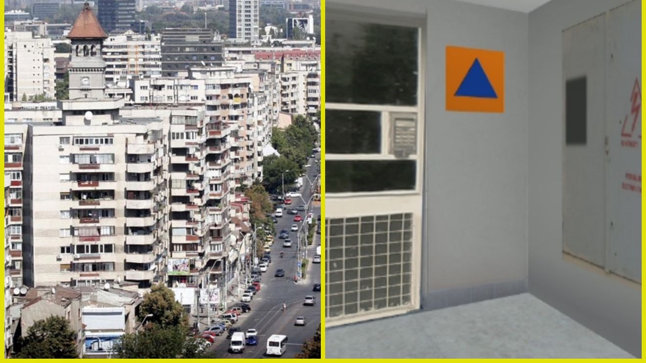 Semnul de pe sute de blocuri din București reprezintă o informație importantă. Locuitorii Capitalei trebuie să știe ce înseamnă