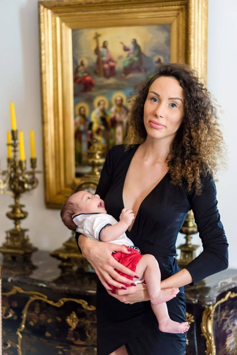 Alice Constantinică şi fiul ei, Radu
