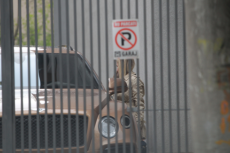 Viviana aruncă o ultimă privire către bolid