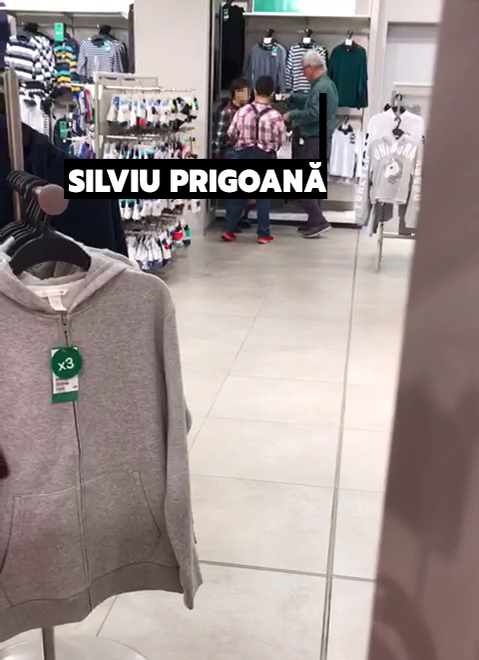Silviu Prigoană & juniorii
au ”devastat” un magazin din mall!