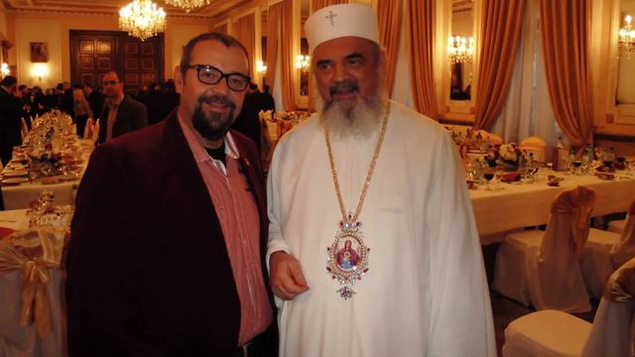 Piedone a sarbatorit cu Patriarhul de Sfantul Daniel! Vezi ce urari i-a facut