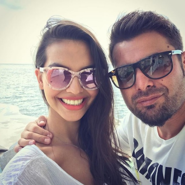 Adrian și Sandra Mutu, împreună cu micuțul Tiago… tabloul perfect de familie!