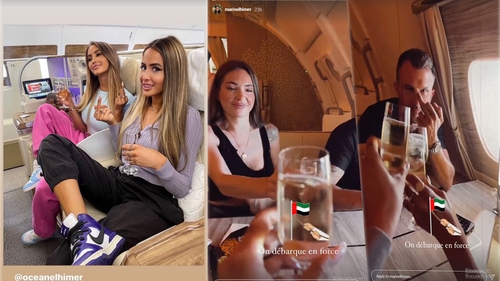 O influenceriță din Franța, gafă uriașă la bordul unui avion! Unul dintre fani a dat-o de gol, iar ea a reacționat foarte urât