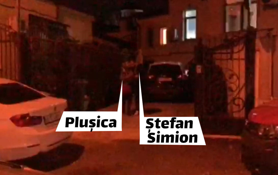 ”Plușica” și Simion Ștefan, momente tandre pe stradă