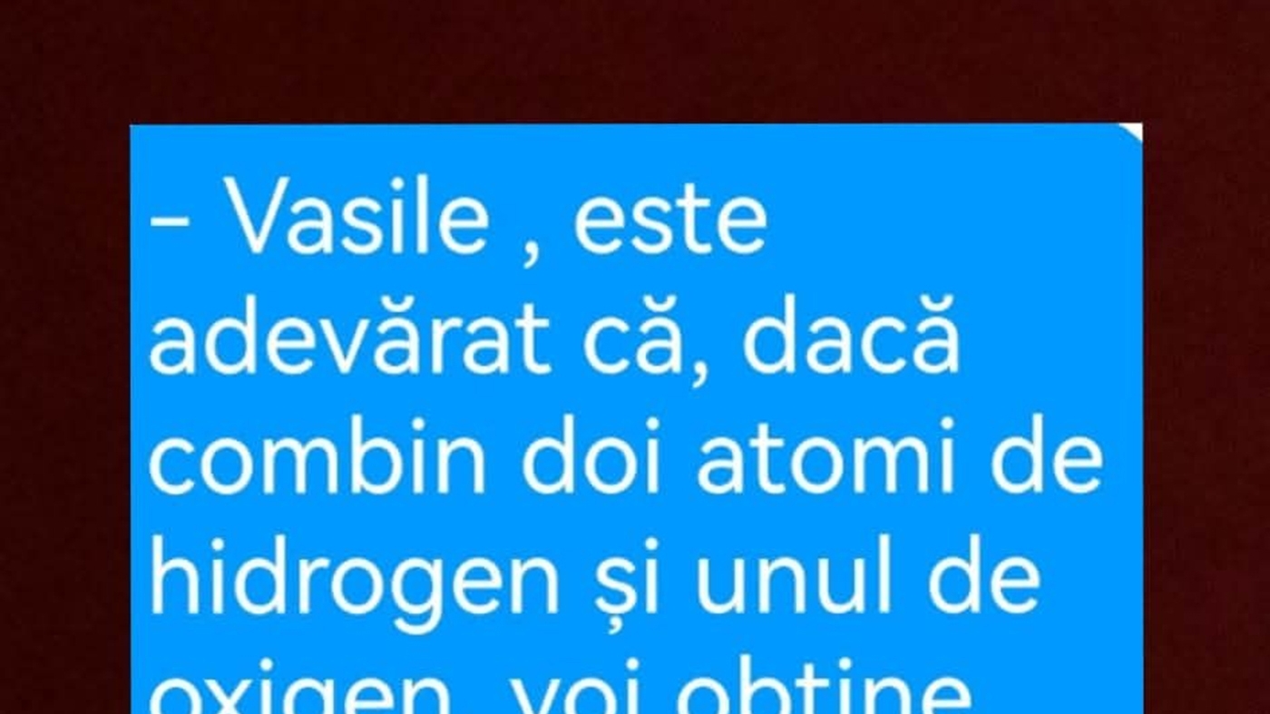 BANCUL ZILEI | Vasile și atomii de hidrogen