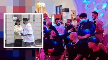 Florin Salam și viitorul ”ginere” au ”udat” divorțul lui Betty! În timp ce fiica pregătea actele pentru notar, ei petreceau până dimineața sub o ploaie de bani