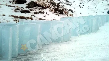 Au inceput lucrarile la noul Hotel de Gheata de la Balea! Uite cum merge constructia