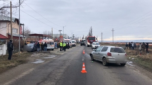 Accident grav la intrare Ciorani dinspre Albești! Un copil de doi ani este în stare gravă